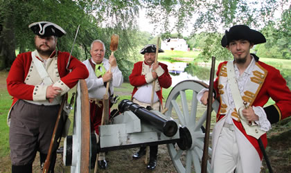 Battle of Antrim encampment & re-enactment