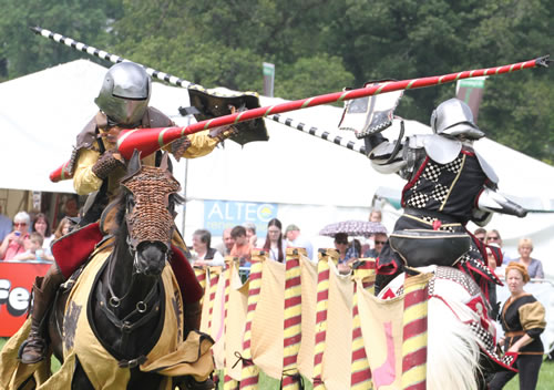 Exciting medieval jousting from the Knights of the North