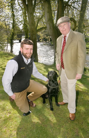 Game Fair Director of PR Paul Pringle with FEEDWELL MD Jamie Clegg